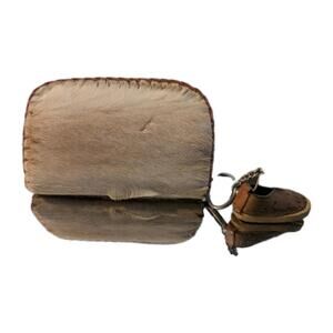 Genuine Cowhide Coin Purse And Leather‎ Shoe Keychain From Columbia